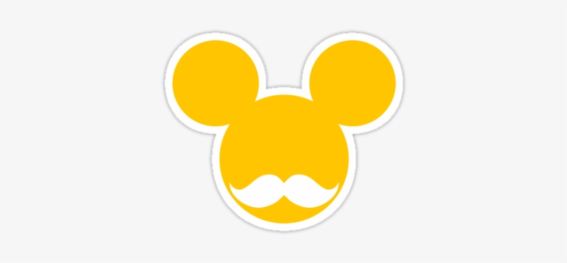 Mickey Mouse Image - Mickey Mustache, transparent png #3803899