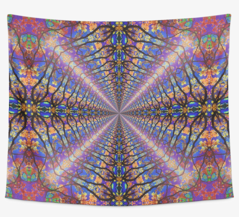 Color Tunnel Tapestry - Optical Illusion, transparent png #3803978