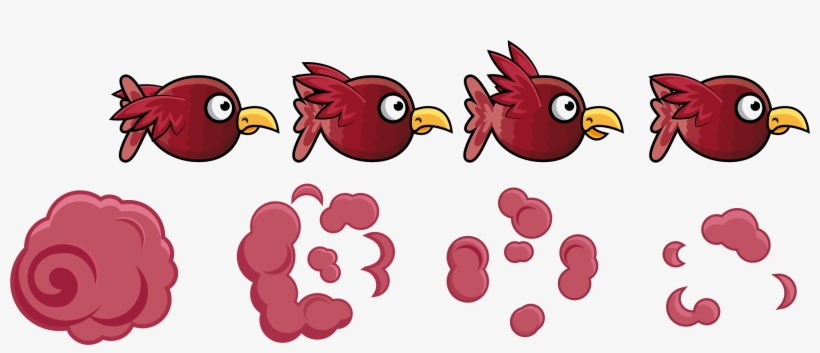 Preview - Bird Animation Sheet, transparent png #3804612