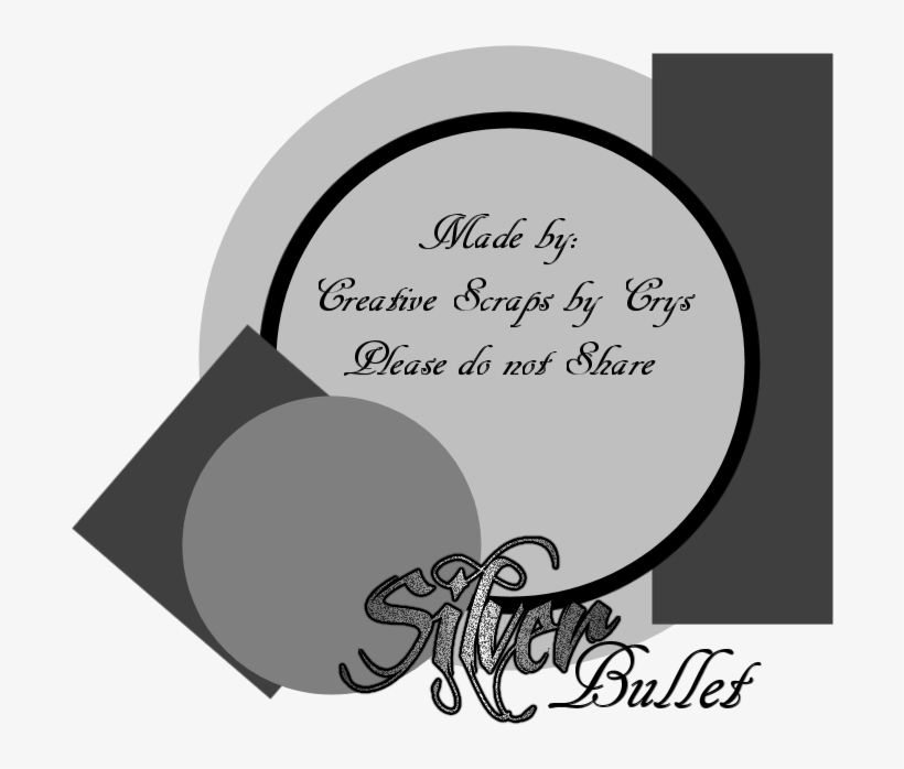 Scrapbook Freebie Layout "silver Bullet" By Sinfullycreativescraps, transparent png #3804992