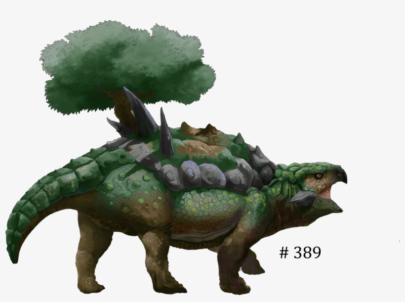 Torterra Par - Ankylosaurus, transparent png #3805302