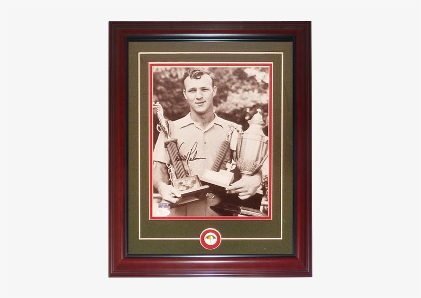 Arnold Palmer Autographed Golf Deluxe Framed Photo, transparent png #3805435
