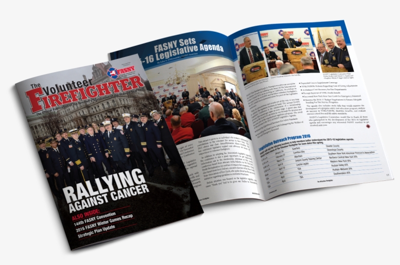 While The Volunteer Firefighter Is Produced Exclusively - Flyer, transparent png #3806062