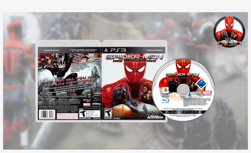 Spider Man Web Of Shadows Ps3 Download, transparent png #3806186