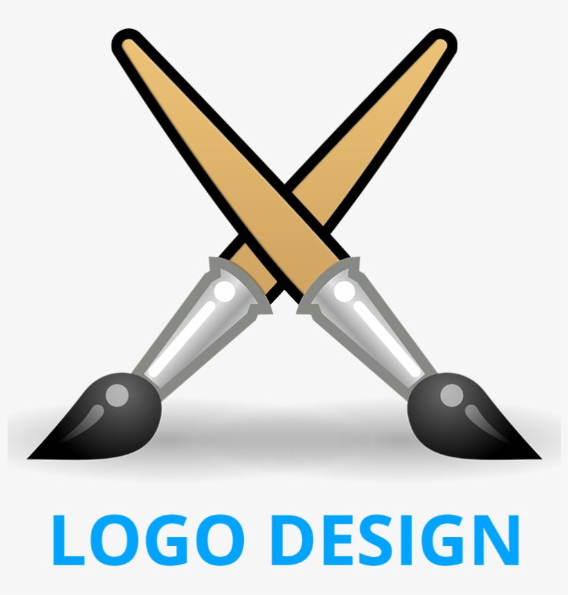Mascot Logo Design - Paint Brush Clip Art, transparent png #3806322