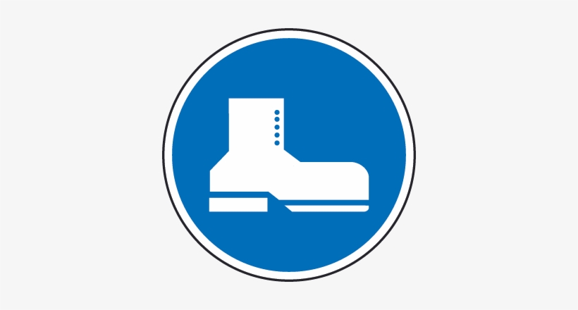 Ppe Clipart - Foot Protection Safety Symbol, transparent png #3806468