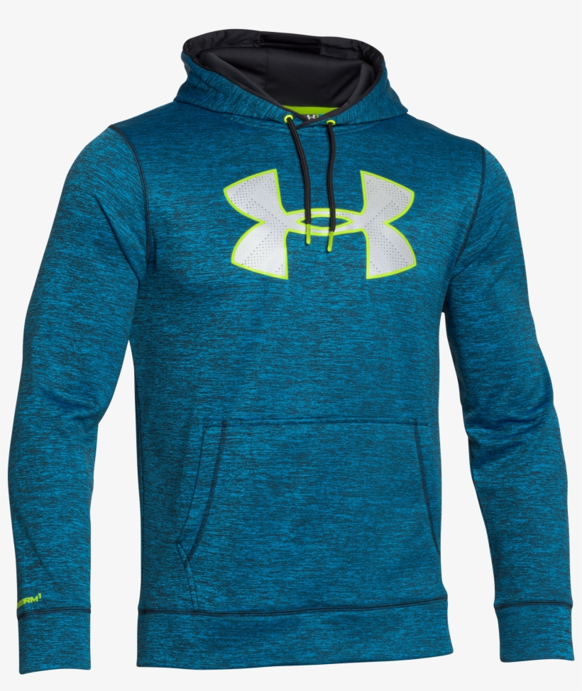 Men's Storm Armour® Fleece Big Logo Twist Hoodie Stealth, transparent png #3806779