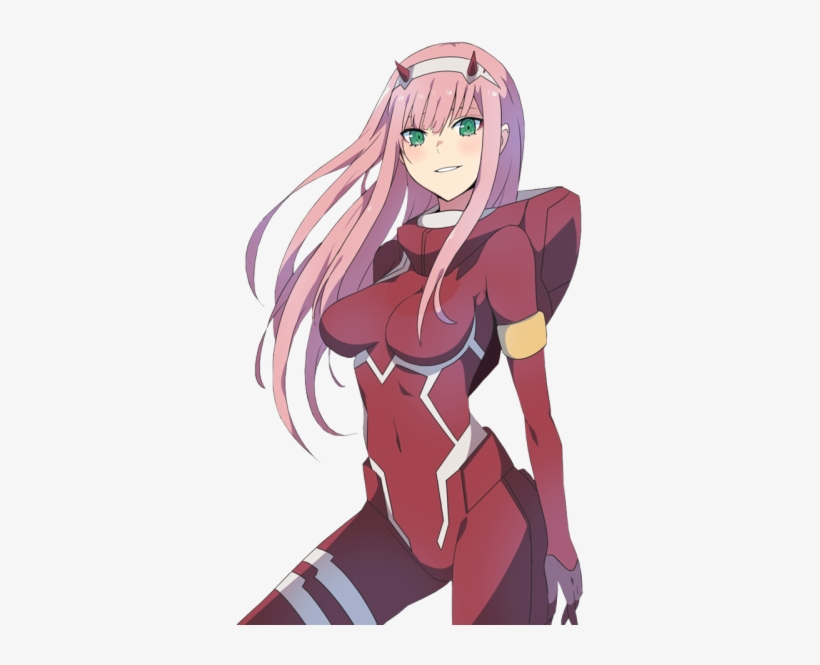 Demon Girl Zero Two - Darling In The Franxx Zero Two, transparent png #3806903