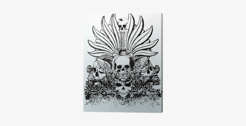 Tribal Skull Png, transparent png #3806905