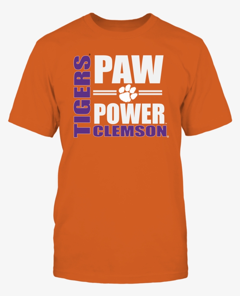 Clemson Tiger Football Paw Power T Shirt - Married Into This Uva Shirt, transparent png #3807040