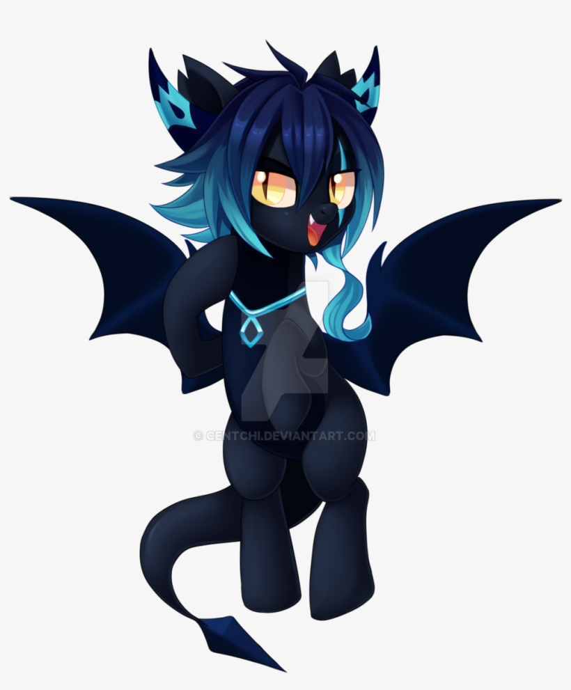 Centchi, Bat Pony, Cute, Demon, Dracony, Female, Hybrid, - My Little Pony: Friendship Is Magic, transparent png #3807090