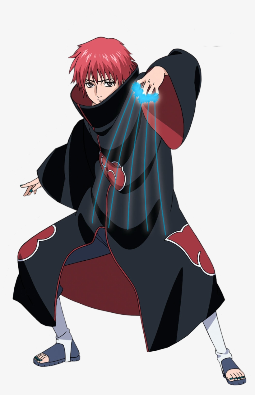 Anime Imagenes By Akatsuki Karasu Naruto Akatsuki Sasori Short Straight Red Anime Cosplay Free Transparent Png Download Pngkey