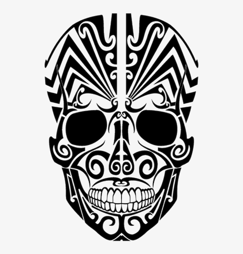 Wall Sticker Pattern Skull, transparent png #3807186