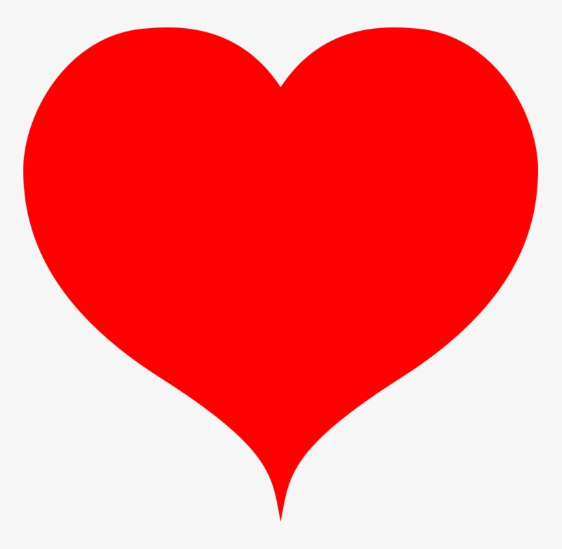 Free Vector Graphic Heart Shape Red Love Free Image - Love Heart, transparent png #3807190