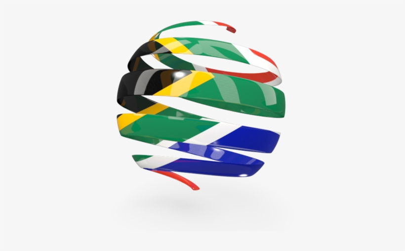 Illustration Of Flag Of South Africa - South African Flag Logos, transparent png #3807352