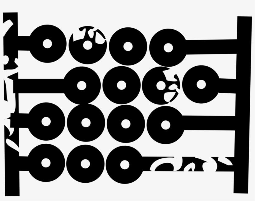 Vector Illustration Of Abacus Counting Bead Frame Calculating - Fund Accounting, transparent png #3807384