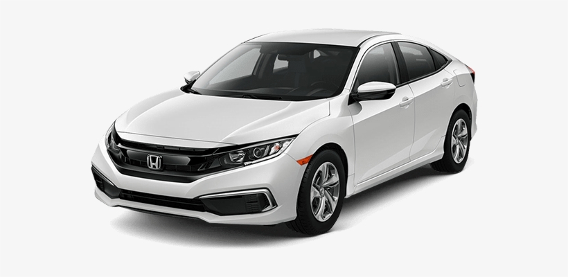 2019 Honda Civic Sedan Platinum White Pearl Lx - 2019 Honda Civic Sedan, transparent png #3807671