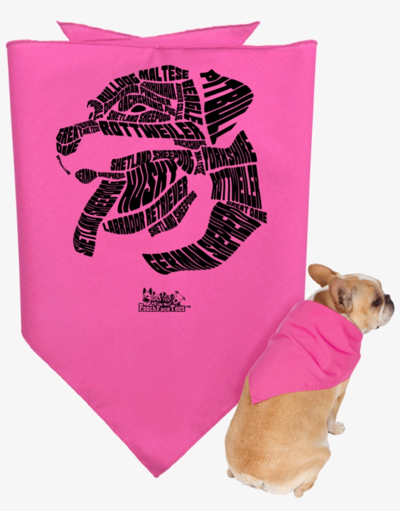 Doggie Bandana - Customcat Certified Badass Doggie Bandana, transparent png #3807929