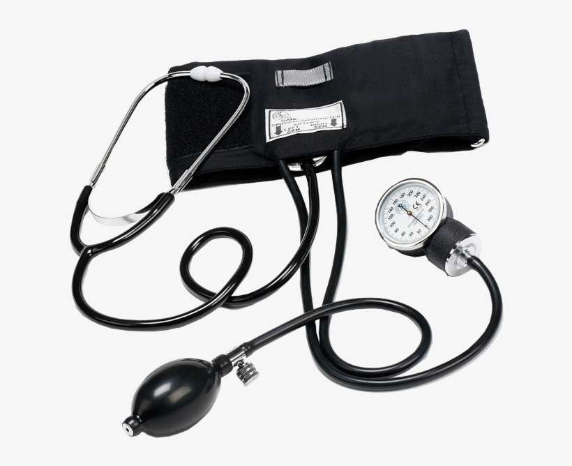Medical Surgical Stethoscope Blood Pressure - Blood Pressure Cuff With Stethoscope, transparent png #3807976