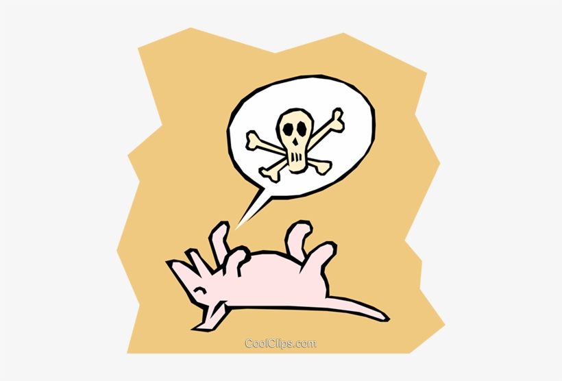 Dog Playing Dead Royalty Free Vector Clip Art Illustration - Morri Mas Passo Bem, transparent png #3808428