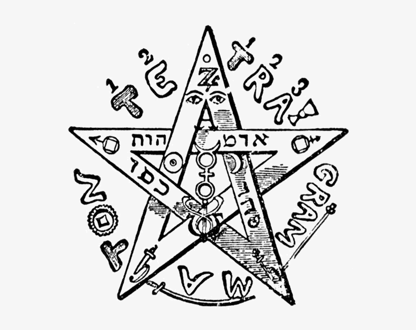 El Pentagrama Flamígero - Pentagram Levi, transparent png #3808605