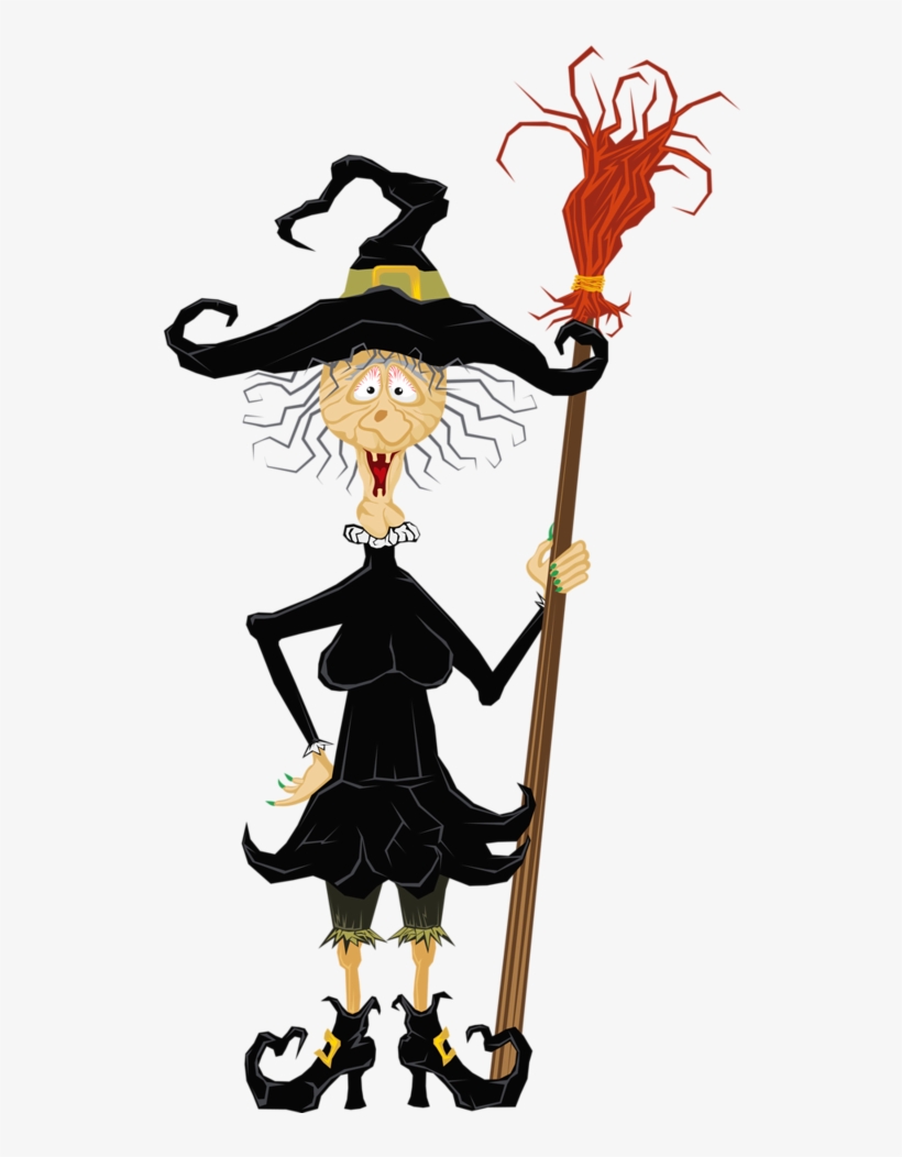 Gifs Halloween - Funny Witch Clip Art, transparent png #3808780