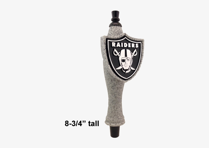 Oakland Raiders Beer Tap Handle - Oakland Raiders, transparent png #3808957