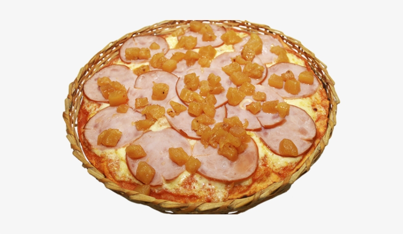 Pizza De Lombo Com Abacaxi - Baked Goods, transparent png #3809052