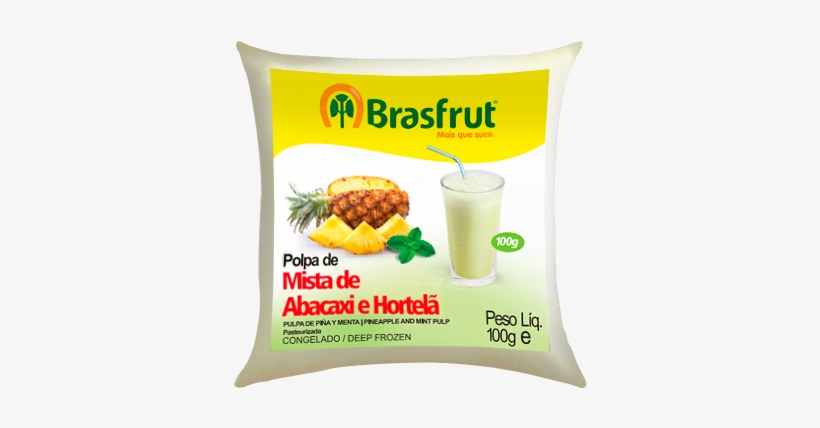 Polpa Mista De Abacaxi E Hortelã - Brasfrut, transparent png #3809493