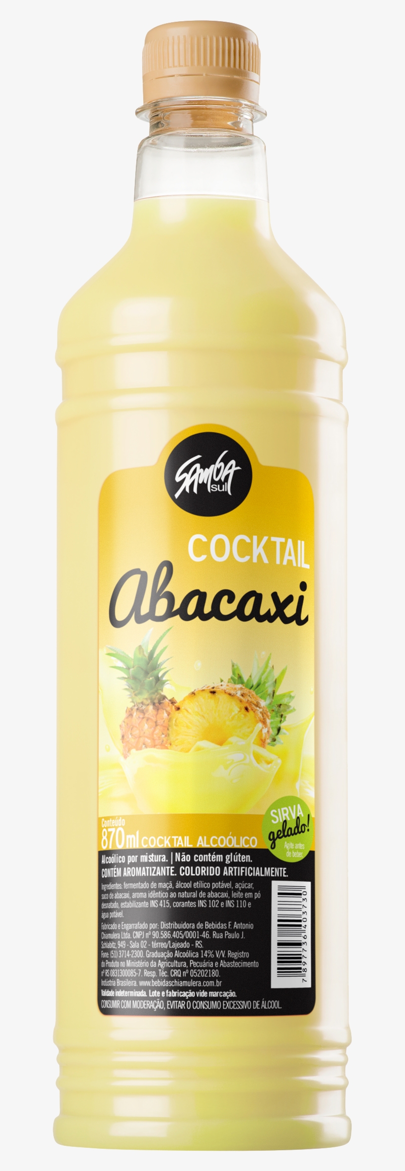 Cocktail Abacaxi 870ml - Cocktail, transparent png #3809700
