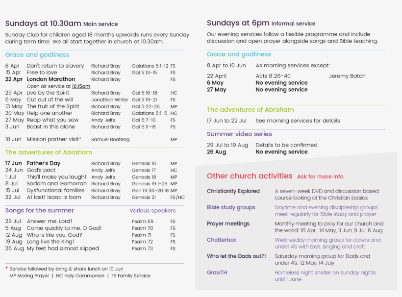 Termcard Summer 2018 Spread Edit2 - Document, transparent png #3810168
