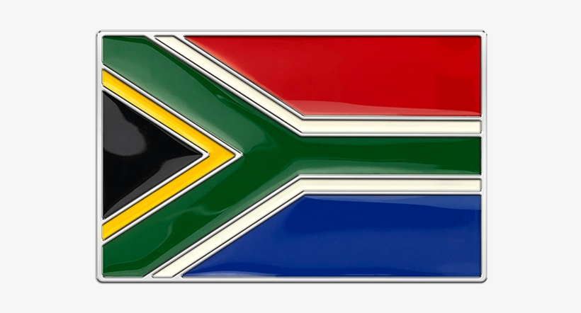 South Africa Flag Buckle - Flag, transparent png #3810169