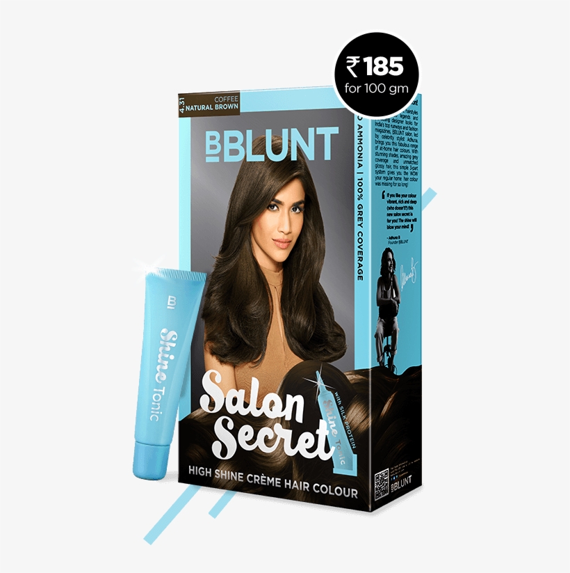 Also Available In - Bblunt Salon Secret High Shine Creme Hair Color, transparent png #3810268