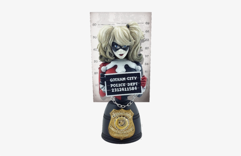 Dc Harley Quinn Mugshot Bust, transparent png #3810840