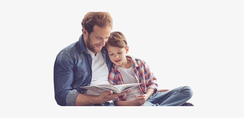 Is This The Right Time - Father And Children Png, transparent png #3810951