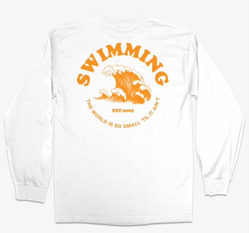 Swimming Wave Long Sleeve - Mac Miller Swimming Wave, transparent png #3811001