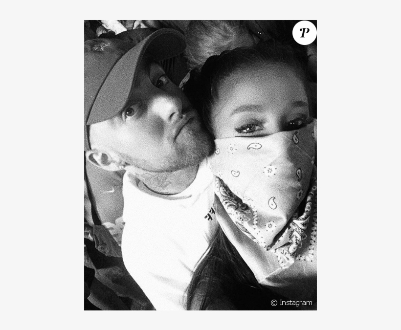 Ariana Grande Et Mac Miller Amoureux, Photo Instagram - Ariana Grande And Mac Miller Instagram, transparent png #3811196