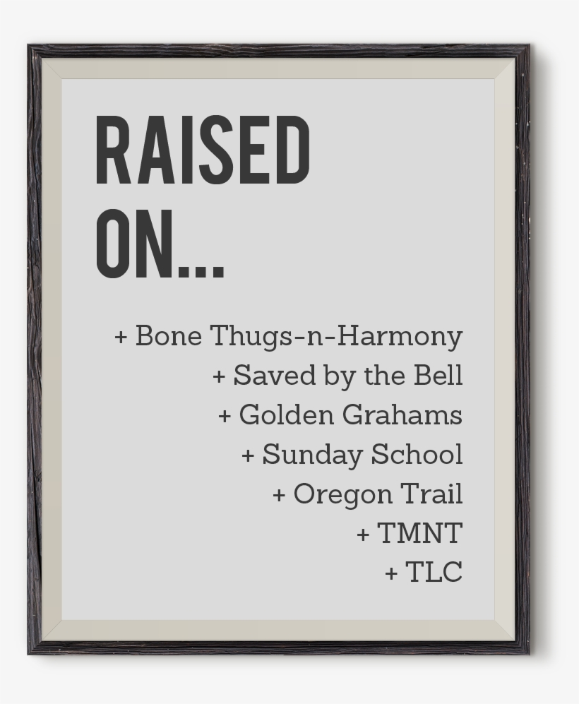 Raised On, transparent png #3811249