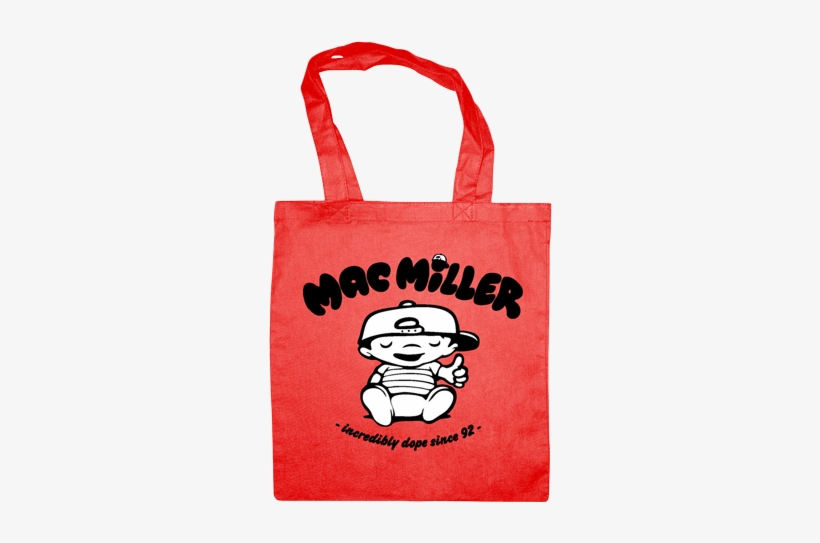 Mac Miller Tote Bag - Mac Miller T Shirt Blue, transparent png #3811477