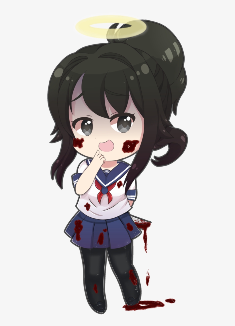 Photo - Yandere Simulator Ayano Chibi, transparent png #3811679