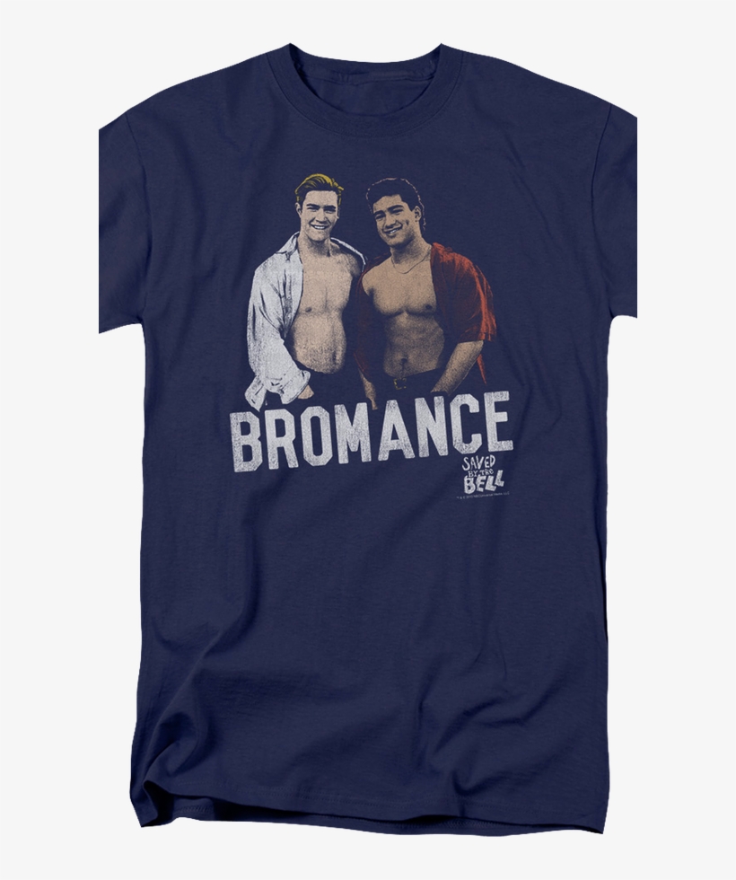 Funny 80s T Shirts Saved By The Bell - Saved By The Bell - Bromance T-shirt Size S, transparent png #3811702