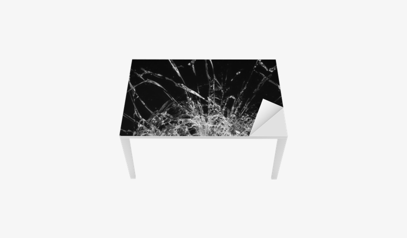 Broken Glass Isolated On Black - Glass, transparent png #3811987