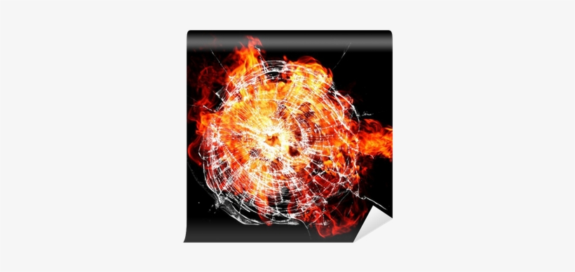 Cracked With Hole Wall Mural • Pixers® • We Live To - Photograph, transparent png #3812121