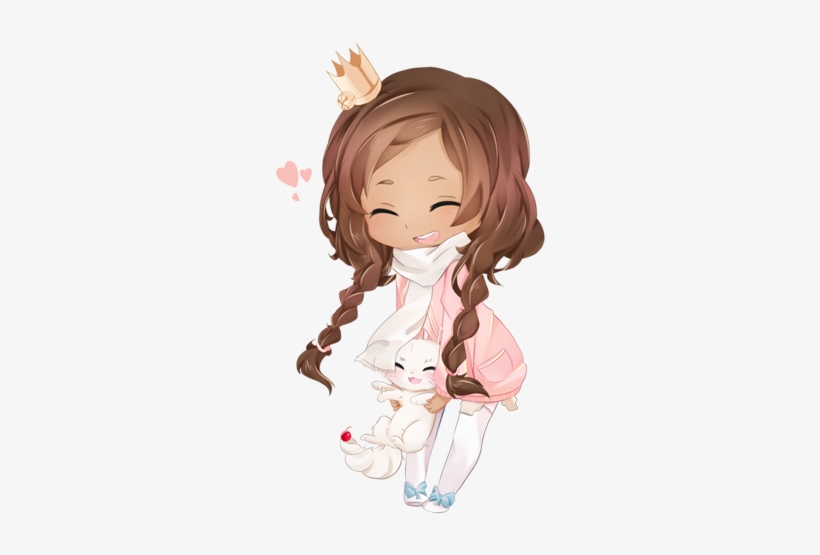 Yogurette By Kagephumi On Deviantart Kawaii Art, Kawaii - Chibi Anime Brown Girl, transparent png #3812360