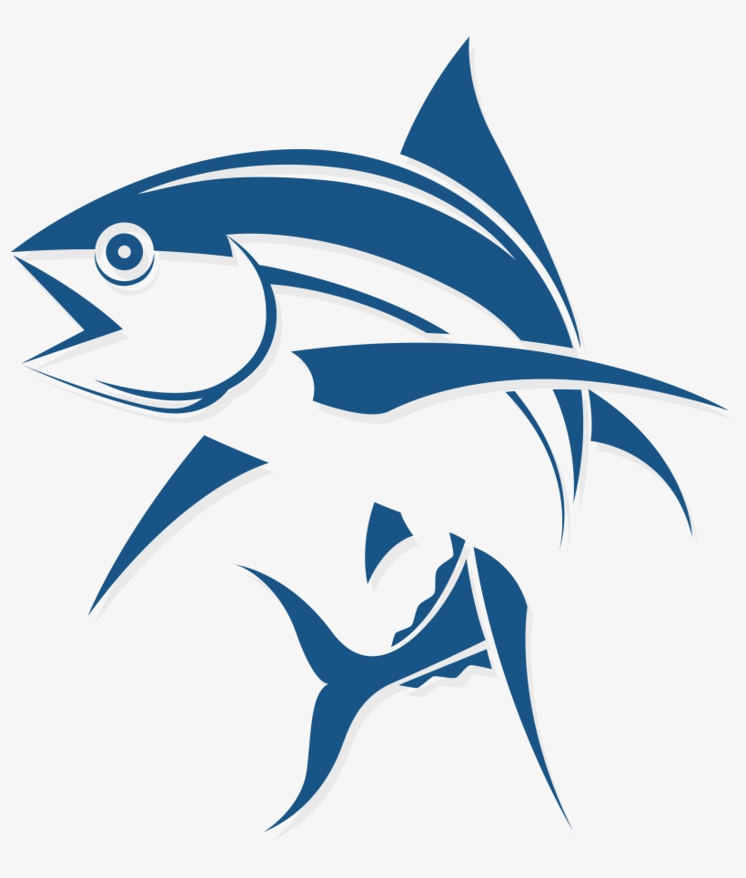 Tuna Fishing Fish As Food - Tuna Fish Logo Design, transparent png #3812569