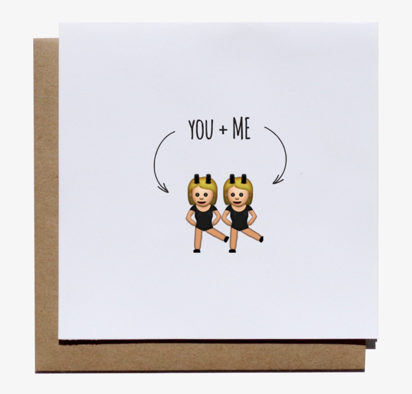 You Me Emoji Greeting Card - Christmas Cards For Bffs, transparent png #3812638