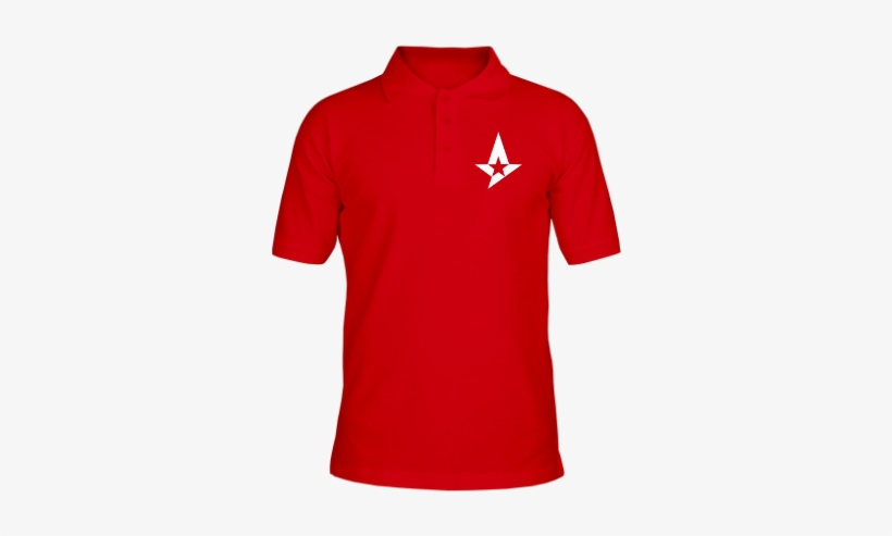 Поло Astralis Цвет Красный - Blank Red Polo Shirt, transparent png #3812973