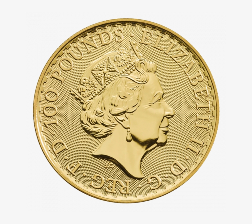 1 Oz Britannia Oriental Border Gold Coin Back - Britannia 1 Oz Gold 2018, transparent png #3813120