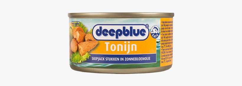 Skipjack Tuna Katsuwonus Pelamis, Vegetable Oil (sunflower), - Deepblue Tuna Skipjack Chunks In Brine 1880g, transparent png #3813399
