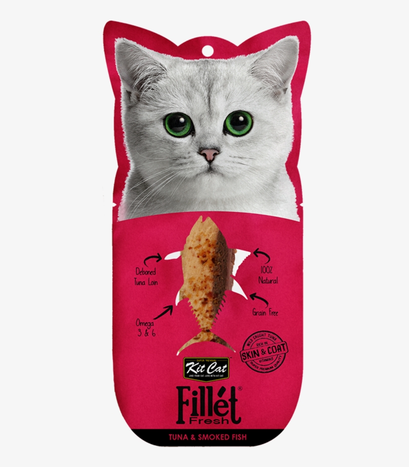 Kit Cat Fillet Fresh Tuna And - Kit Cat Fillet Fresh, transparent png #3813421
